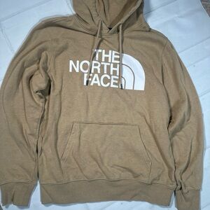 The North Face Men's Half Dome Pullover Hoodie - Tan- Size Medium M